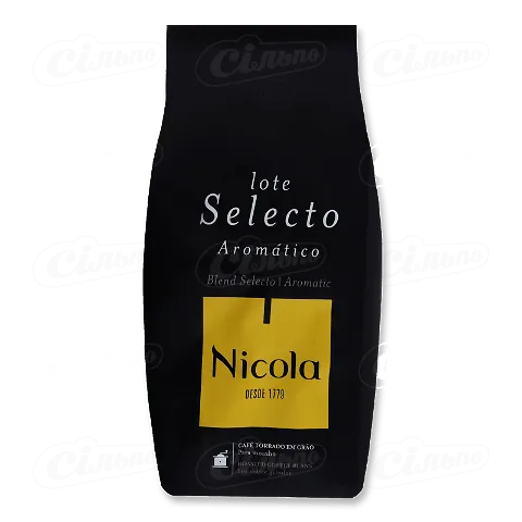 Кава зерно Nicola Selecto смажена, 1кг