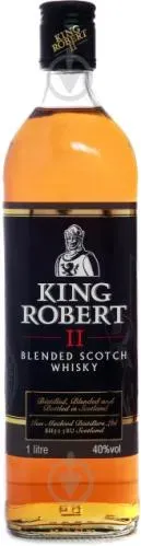 Віскі KING ROBERT II Blended Scotch Whisky Кінг 40% 1.0л