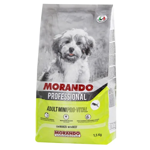 Корм сухий Morando Professional з яловичиною для собак малих порід 1,5кг