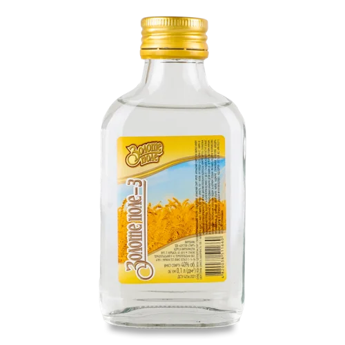 Горілка Вищого Ґатунку 40% 0.1л Пластикова Пляшка 3 Золоте Поле