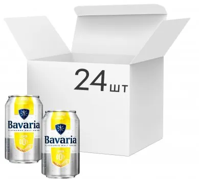 Пиво Bavaria лимон безалкогольне 0,33л