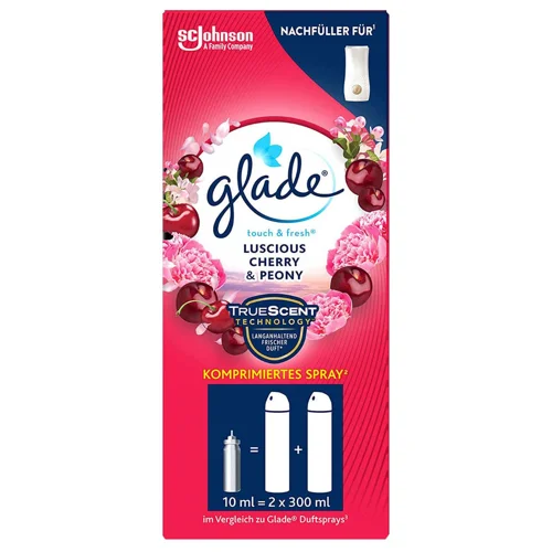 Балон змінний аерозольний Glade Півонія і соковиті ягоди 10мл