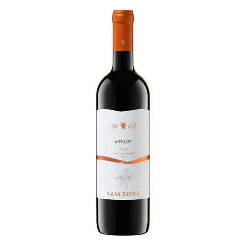 Вино Casa Defra Merlot Trevenezie червоне напівсухе 12% 0,75л