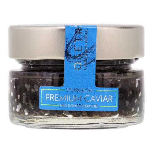 Ікра осетрова зерниста без консервантів Premium Caviar Osetr с/б 65г