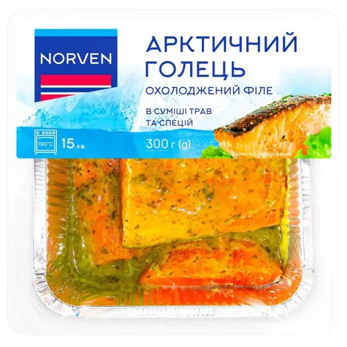 Філе Гольця Norven в суміші трав та спецій у фользі 300г