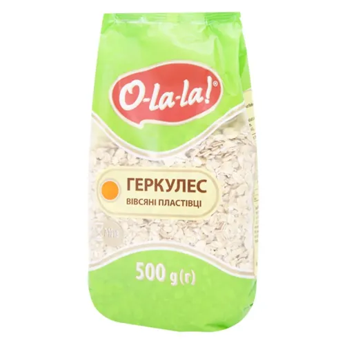 Пластівці вівсяні О-ла-ла! Геркулес 500г