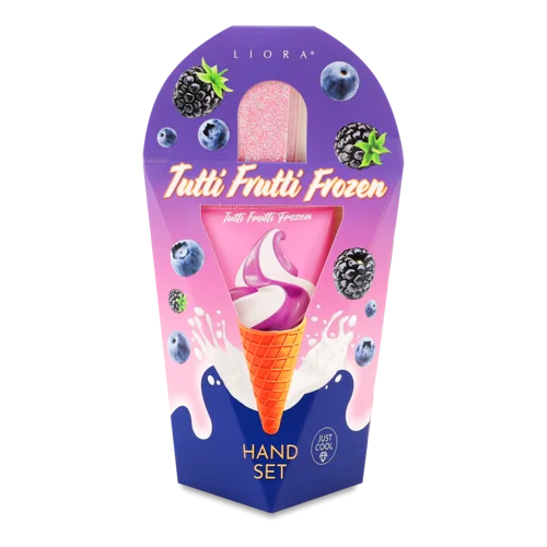 Набір Tutti Frutti Frozen Крем для рук 50 мл + Пилочка та паличка для манікюру Liora