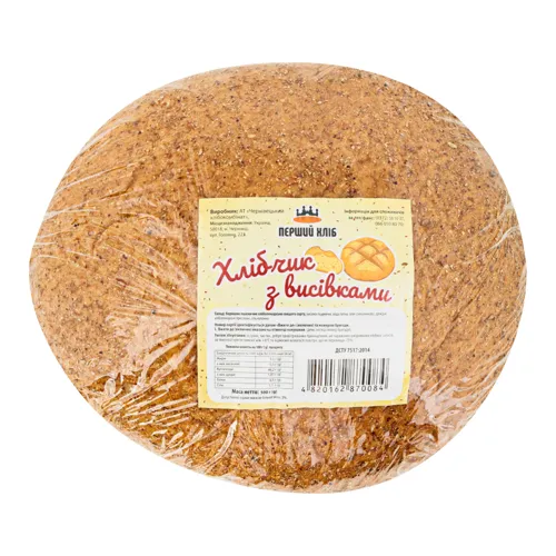Хлібчик з висівками Перший хліб м/у 500г