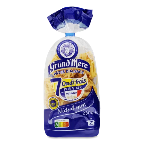 Макарони Вищого Ґатунку Гніздечка 4 мм, 250 г, Франція, Ельзас