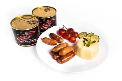 Охотничі колбаски в жирі Кузьмичи 525 г