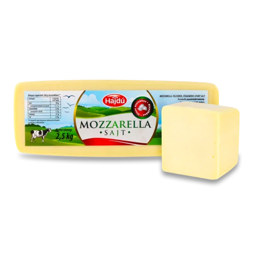 Сир Напівтвердий Mozzarella Hajdu 40% жиру, кг