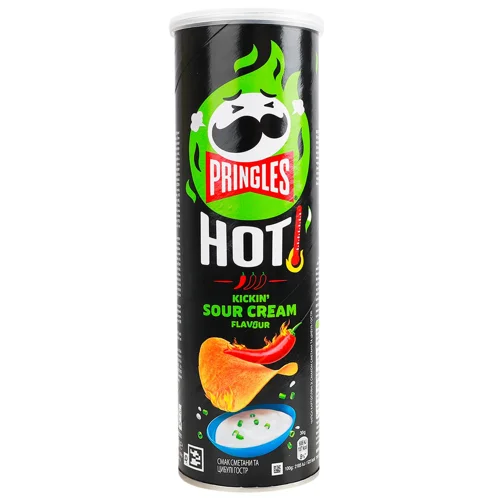 Чипси Pringles Hot пряна сметана 160г