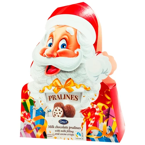 Молочні цукерки Gunz Santa Claus праліне 100г