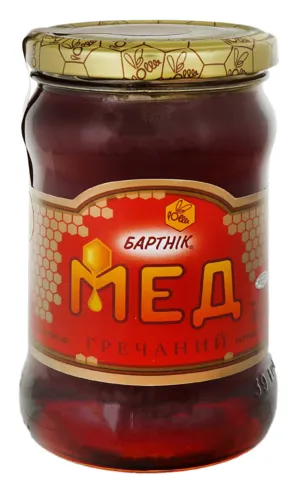 Мед монофлорний Гречаний Бартнік с/б 400г