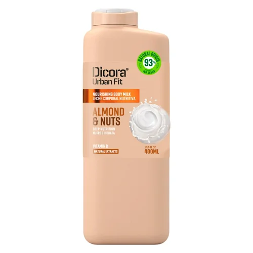 Молочко для тіла Dicora Urban Fit Мигдаль та горіхи 400мл
