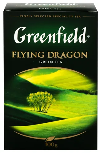 Чай зелений байховий листовий Flying Dragon Greenfield 100г