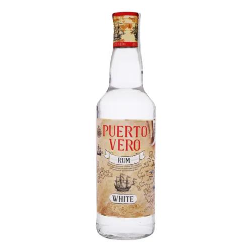 Напій алкогольний 0.5л 35% з ароматизатором Ром White Puerto Vero пл