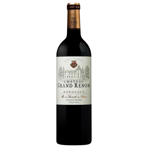 Вино Chateau Grand Renom Bordeaux червоне сухе 13,5% 0,75л