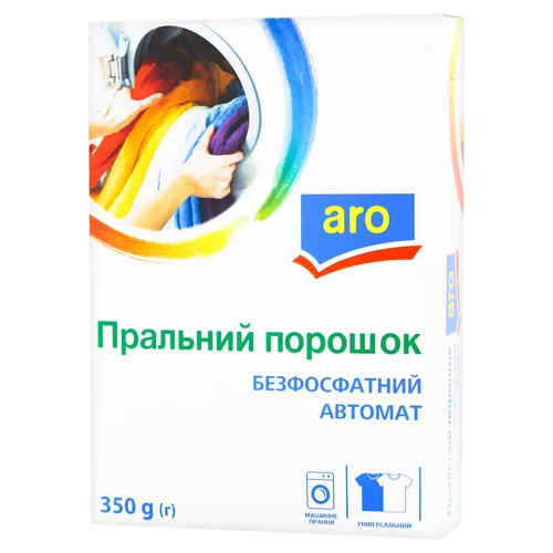Пральний порошок Aro безфосфатний автомат 350г