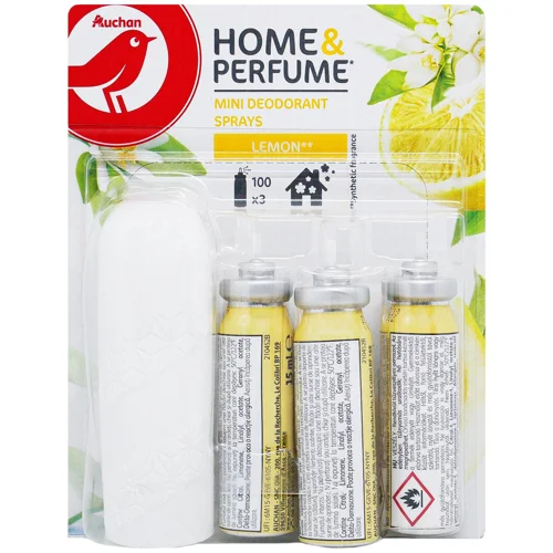 Диспенсер і спреї Auchan Цитрус 15мл 3шт