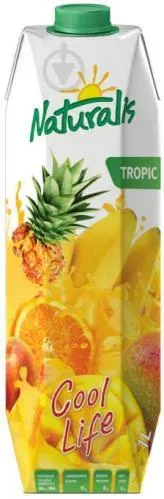 Напій соковмісний Naturalis тропічі фрукти, 1л