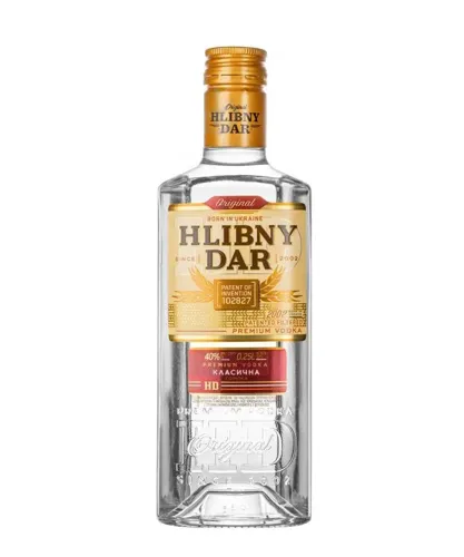 Горілка Хлібний Дар Класична 40% 0.25л