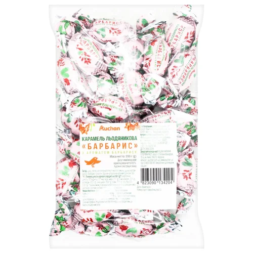 Карамель Auchan Барбарис 200г