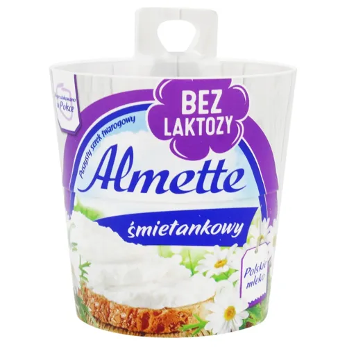 Сир Хохланд Almette свіжий вершковий безлактозний 55%, 150г