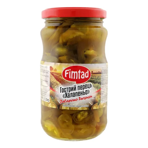 Перець гострий Халапеньйо Fimtad с/б 340г