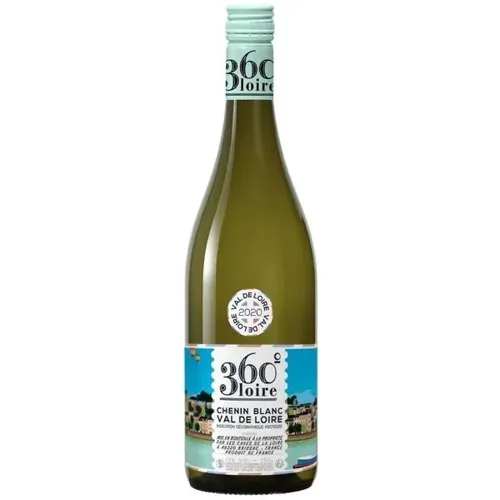Вино Loire Proprietes 360 Val De Loire Chenin Blanc, біле, сухе, 12%, 0,75л