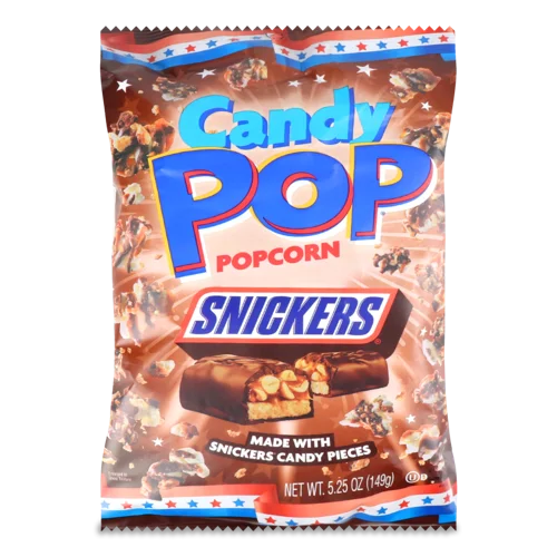 Попкорн Candy Pop Snickers, вищого ґатунку, 100г