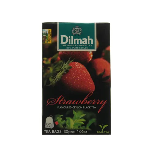 Чай чорний Dilmah з ароматом полуниці