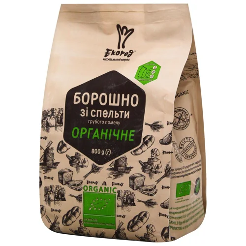 Борошно зі спельти Екород органічне 800г