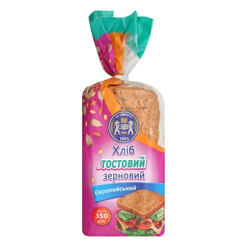 Хліб зерновий Тостовий Кулиничі м/у 350г