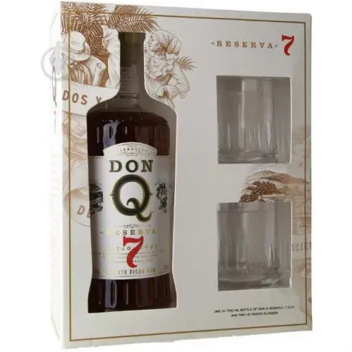 Ром витриманий Don Q Reserva 7yo VAP 0.7л у коробці