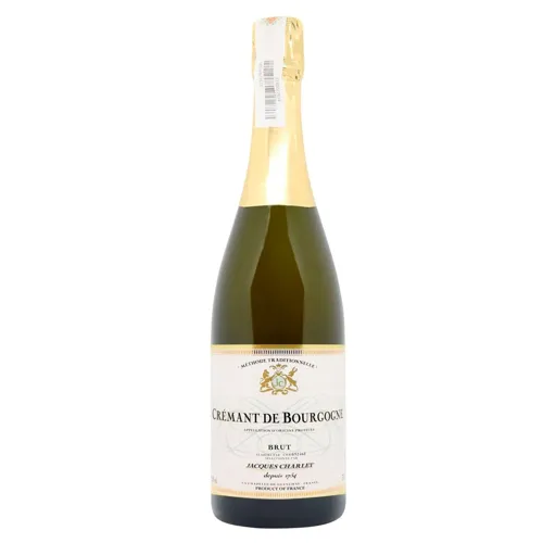 Вино ігристе Jacques Charlet Cremant de Bourgogne біле брют 12,5% 0,75л