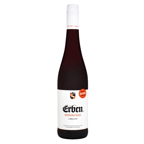Вино Erben Spatburgunder Rheinhessen червоне напівсолодке 10,5% 0,75л