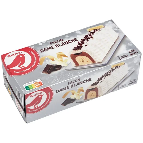 Десерт Auchan Біла Леді 533г