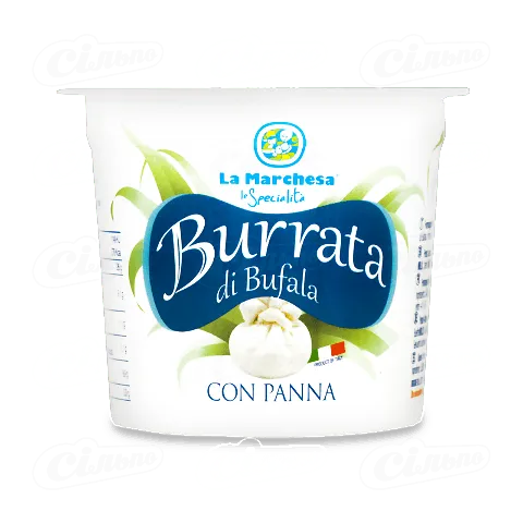 Сир La Marchesa «Буррата» з молока буйволиць 68,4%, 200г