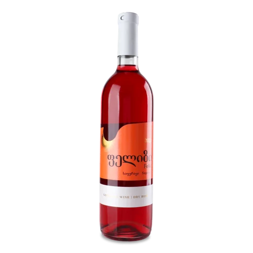 Вино Рожеве Сухе Saperavi Feliz Eclipse, в/ґ, п/пл 0.75л 13%