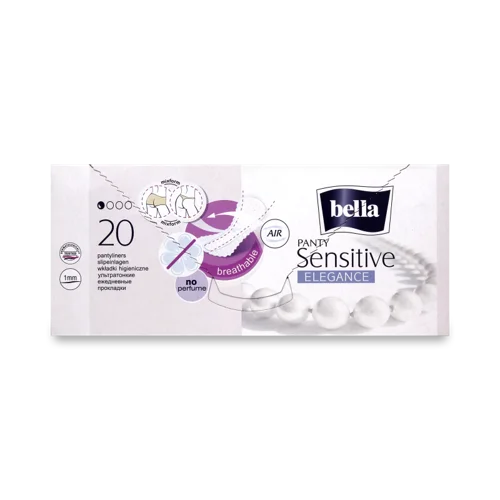 Гігієнічні Прокладки Bella Panty Sens.Elegan, 20 шт, з бавовняною обкладкою