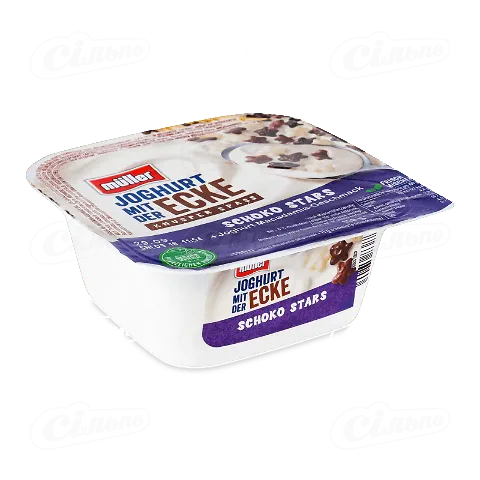 Йогурт Muller з шоколадними зірочками 3,8%, 150г