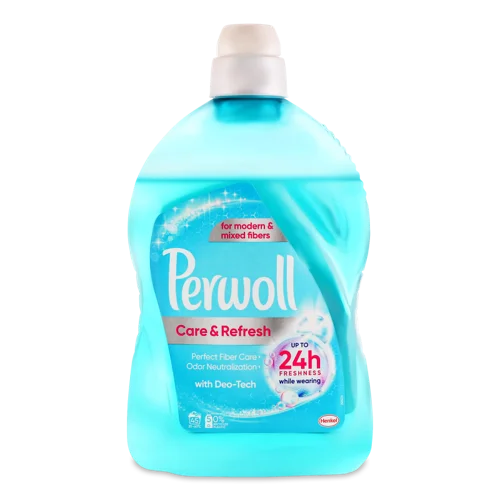 Засіб для Прання Синтетичних Та Змішаних Тканин Care&Refresh Perwoll 2.7л