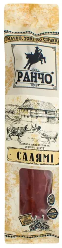 Ковбаса Ранчо Салямі 1г натуральна оболонка 400г