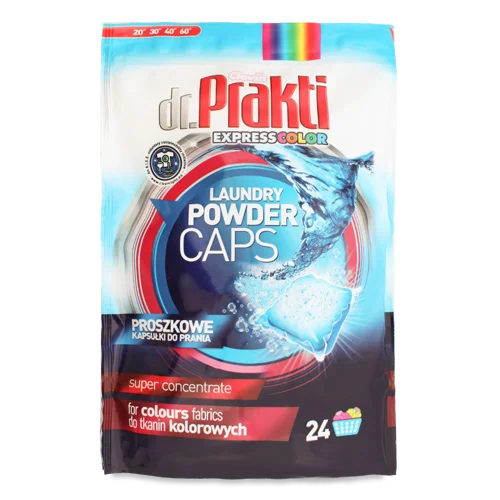 Пральні Капсули Dr.PRAKTI COLOR для Прання, порошкові, 24 шт