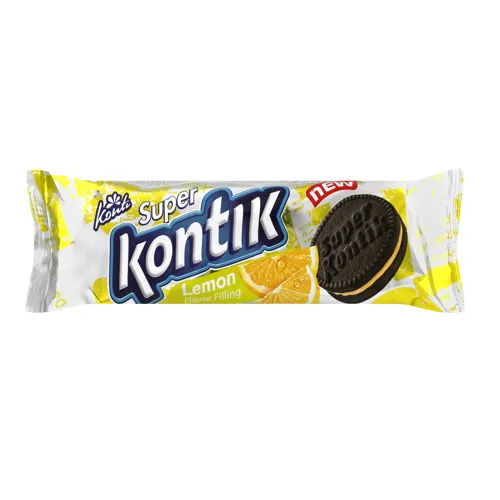 Печиво-сендвіч "Super Kontik" зі смаком лимона 76г