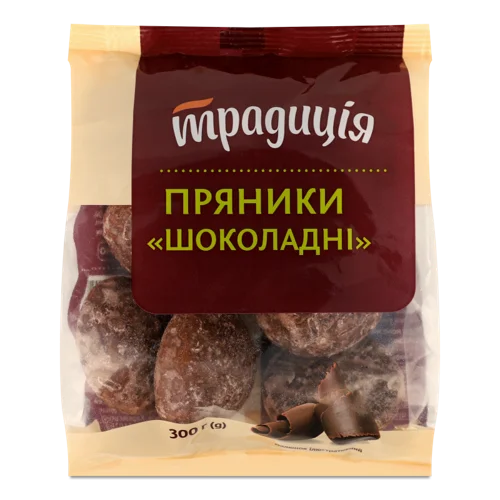 Пряники Шоколадні Вищого Ґатунку, 300 Г