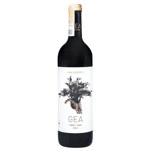 Вино Gea Organic & Vegan Merlot червоне сухе 13,5% 0,75л