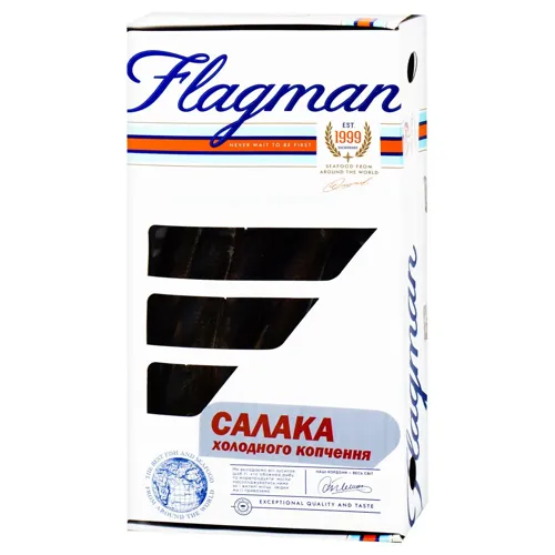 Салака Flagman холодного копчення з головою 150г
