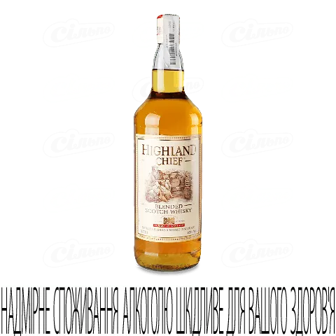 Віскі Highland Chief Blended Scotch, 1л